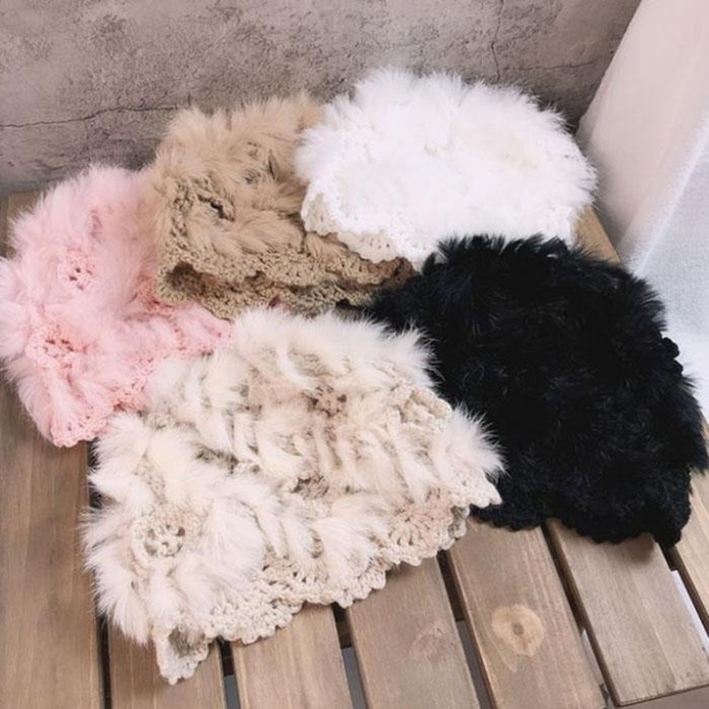 Boutique | 3 Soft Faux Fur Plush Beanie Set - Picture 2 of 8